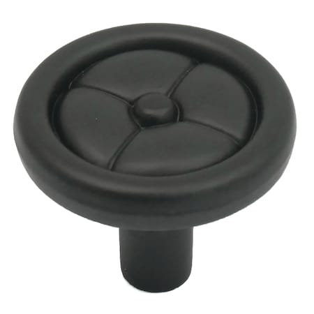 Laurey 1 1/4" Paris Knob, Iron Black 39620